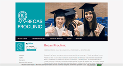 Desktop Screenshot of beca.proclinic.es